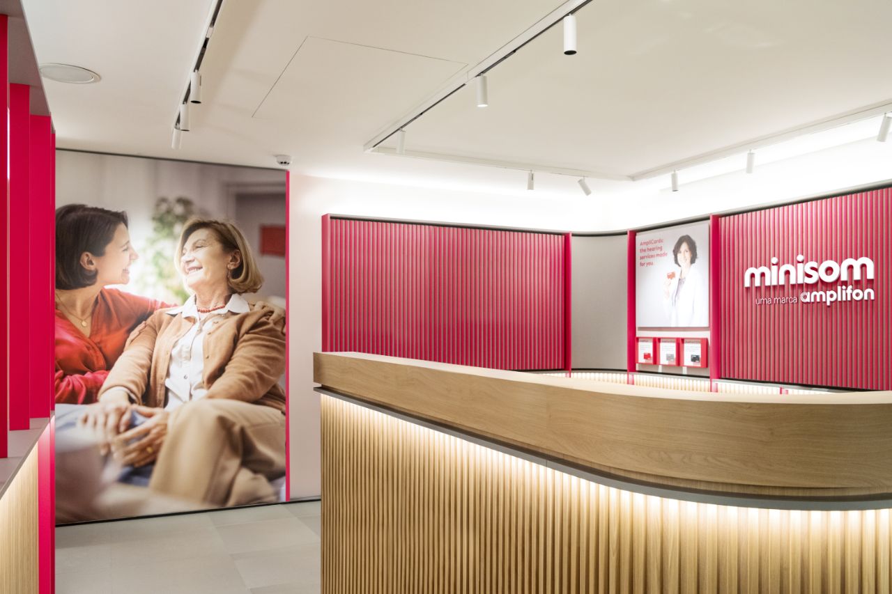 Innenraum des Amplifon-Stores